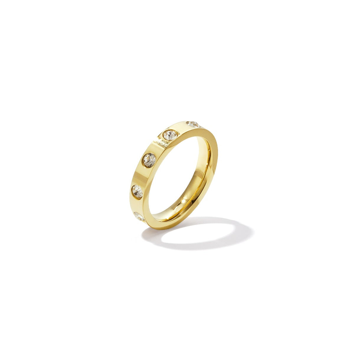Ring with minimalist stones