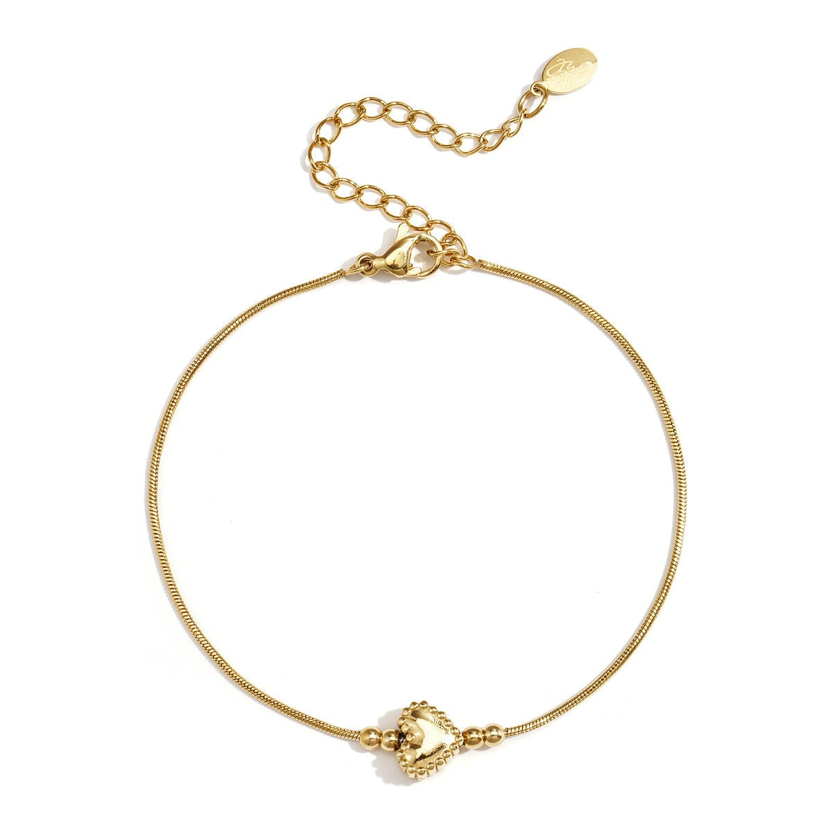 Elegant Heart Charm Bracelet for Daily Wear