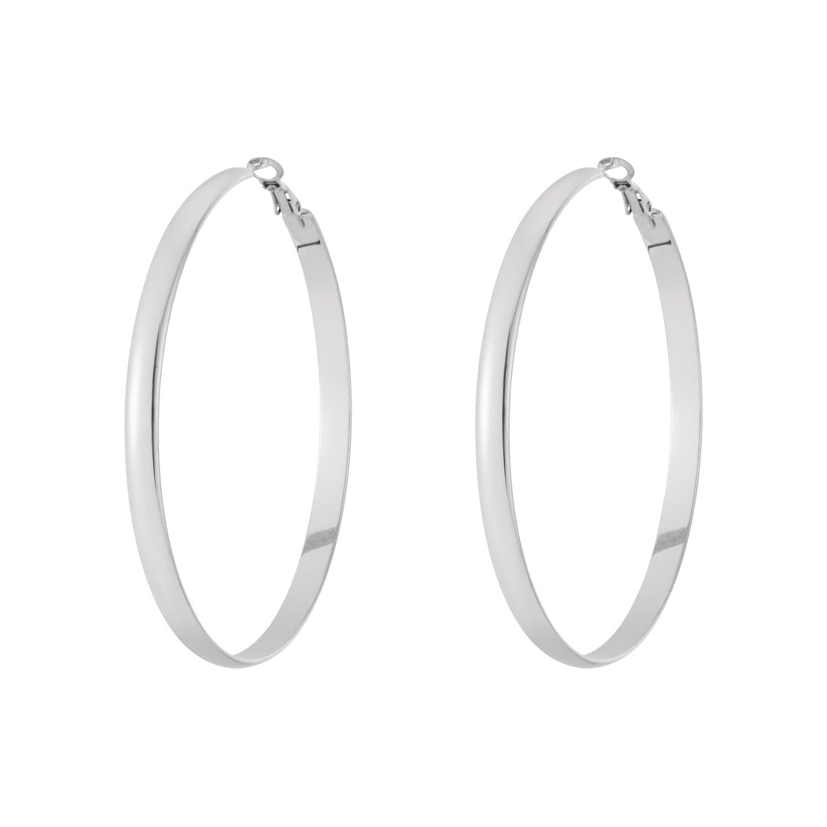 Basic hoop earrings thick