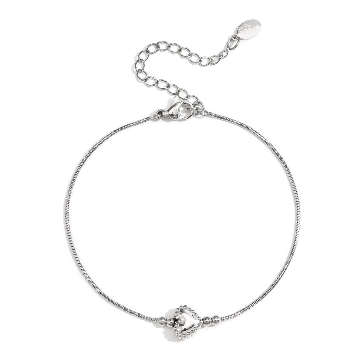 Elegant Heart Charm Bracelet for Daily Wear