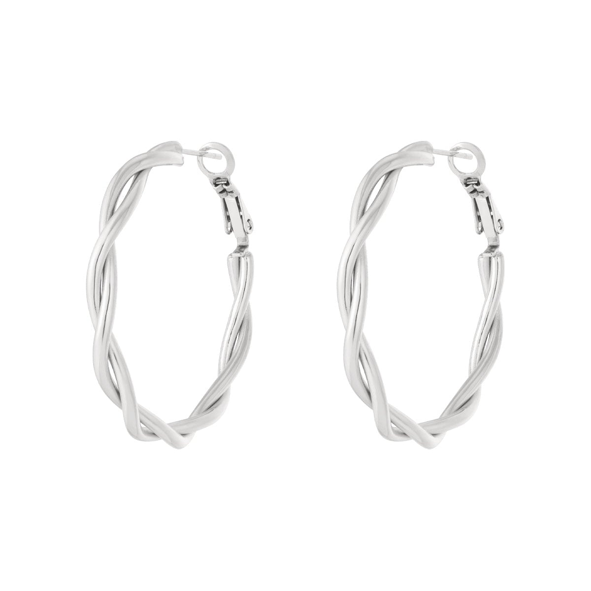 Twisted Hoop Earrings