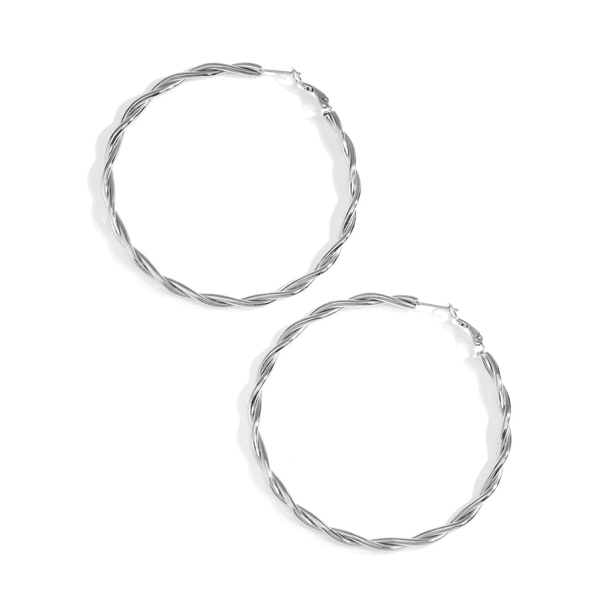 Twisted Hoop Earrings