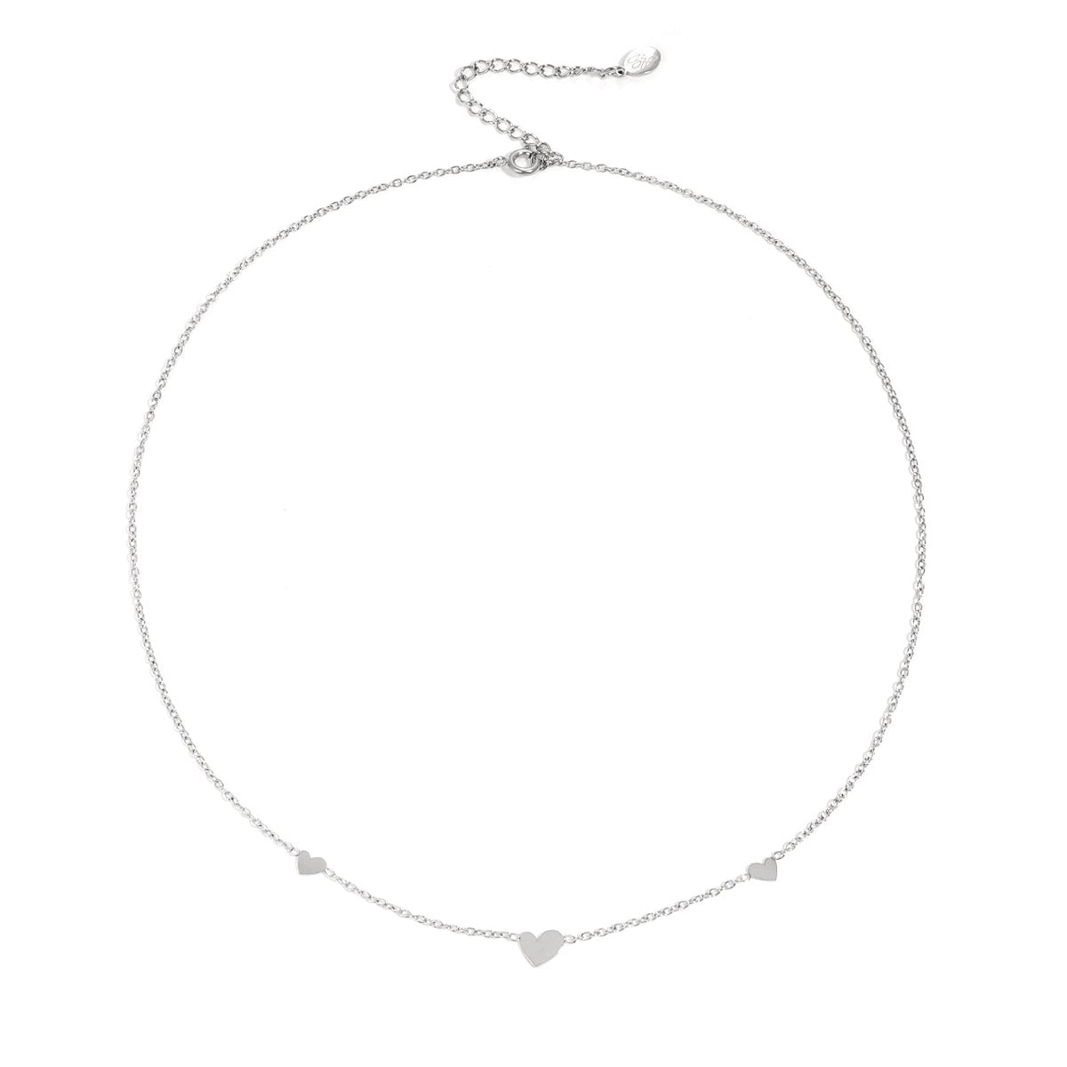classic necklace with hearts