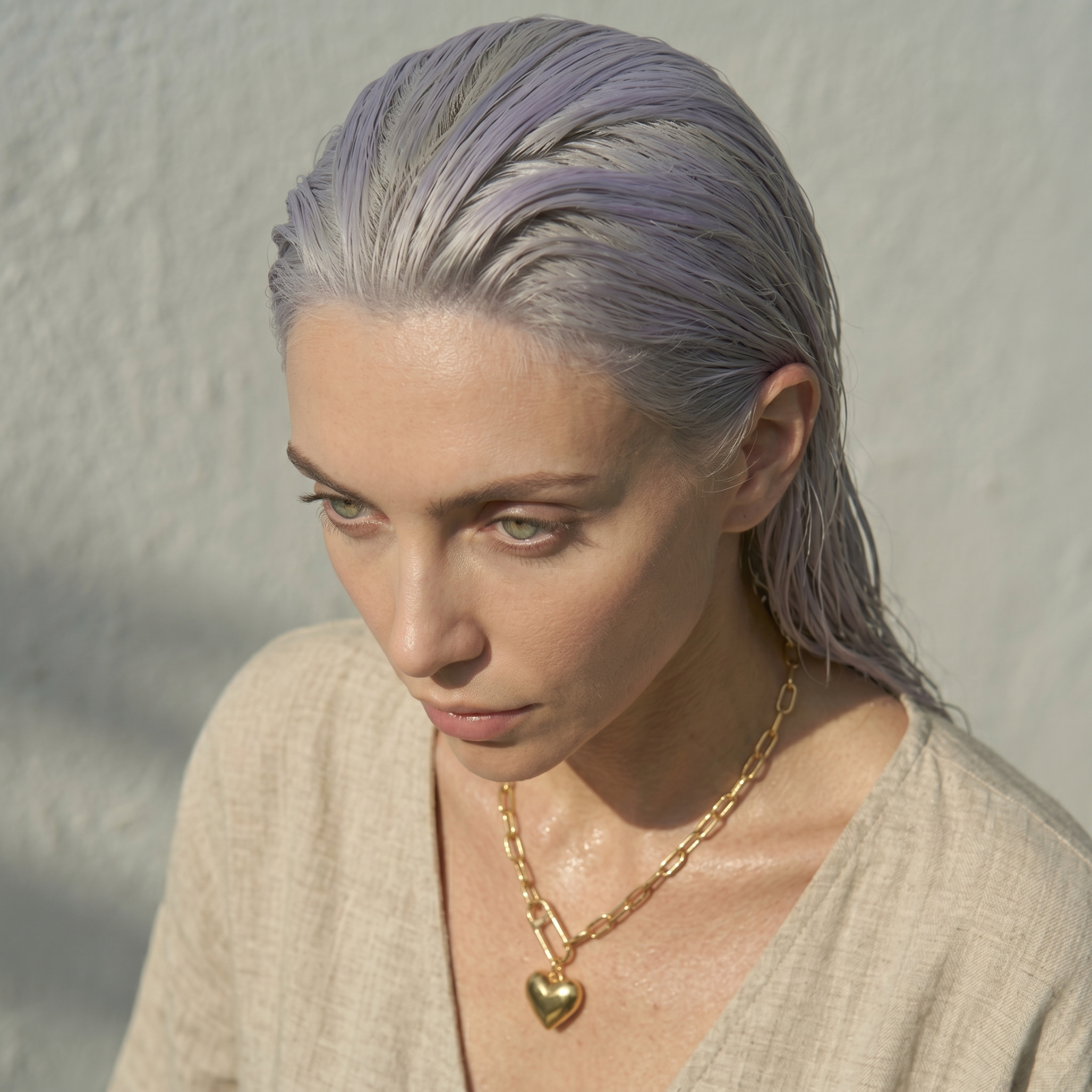 The Amora Necklace | Gold Heart Pendant Chain Necklace