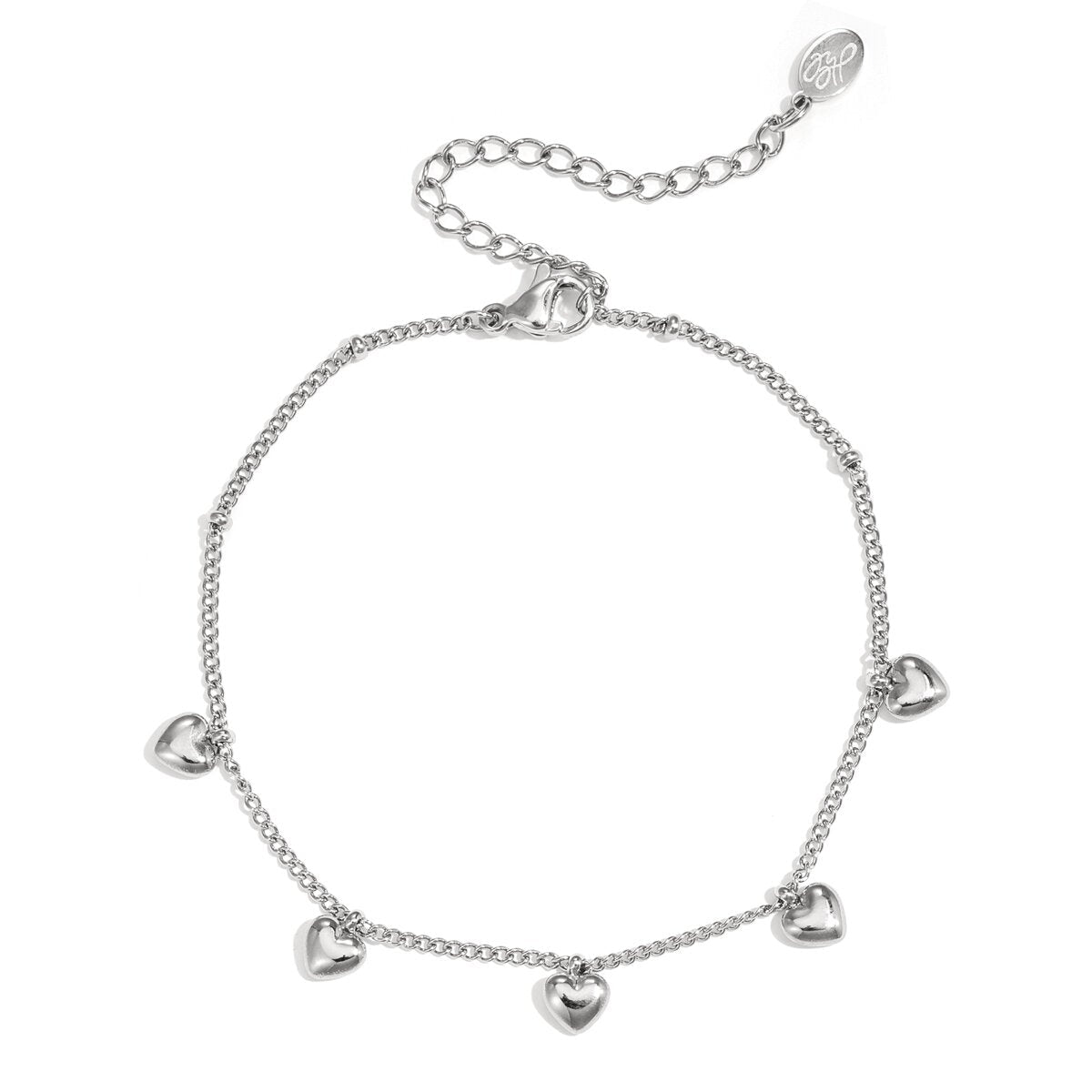 Elegant Heart Charm Bracelet for Everyday Style