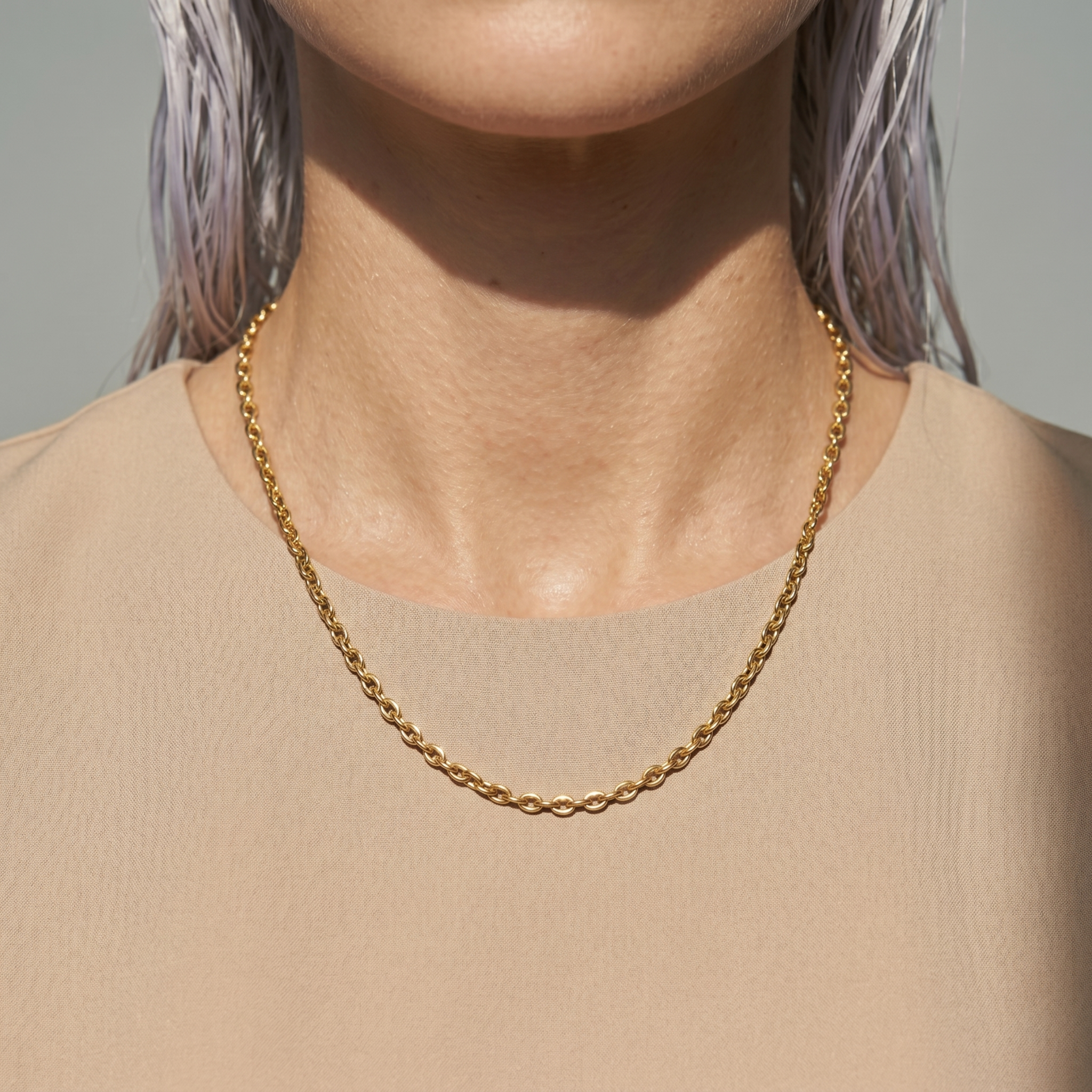 The basics necklace | minimalist gold chain necklace