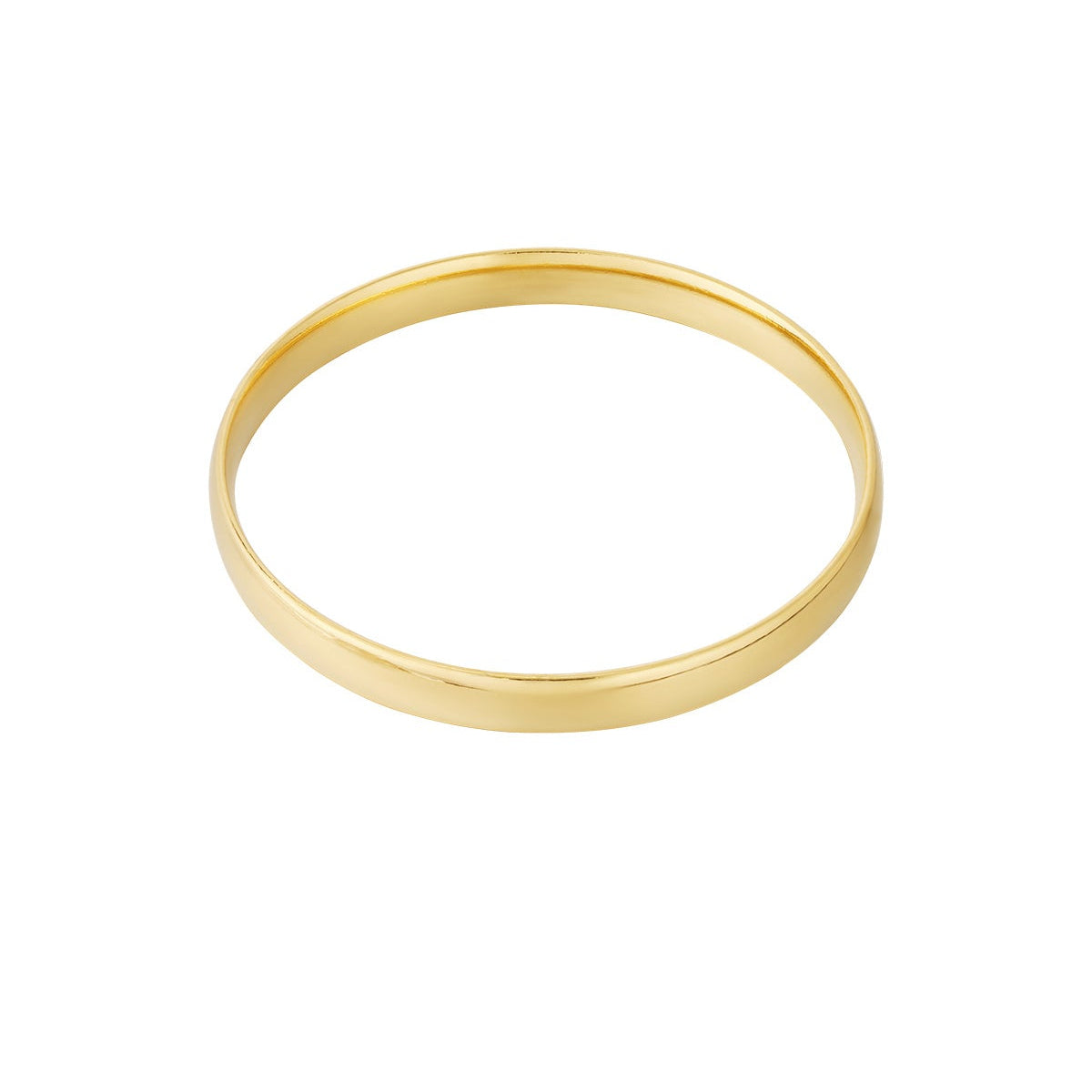 Stylish Gold Colored Irregular Bangle for Everyday Wear