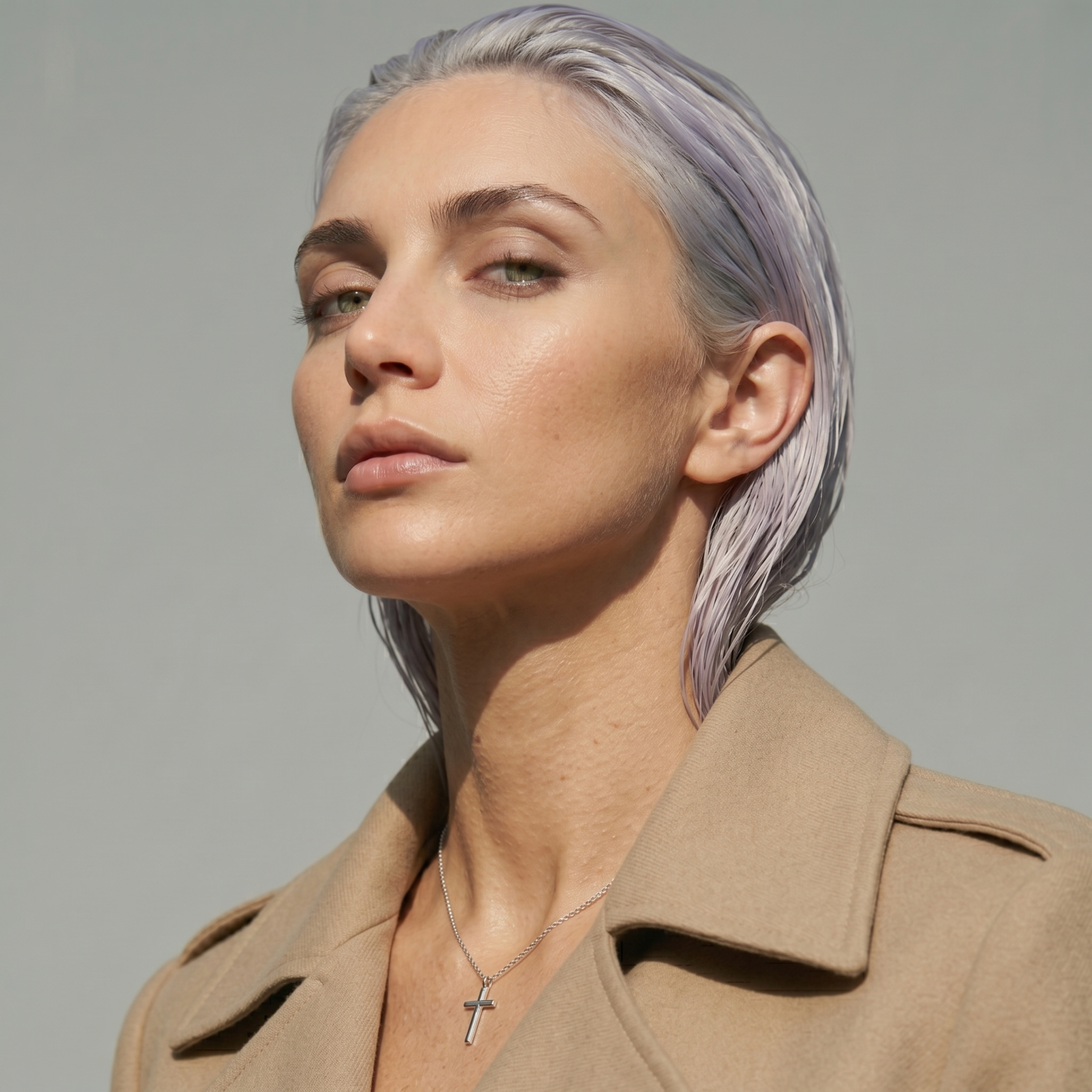 The Cross Necklace | Gold Minimalist Cross Pendant Necklac