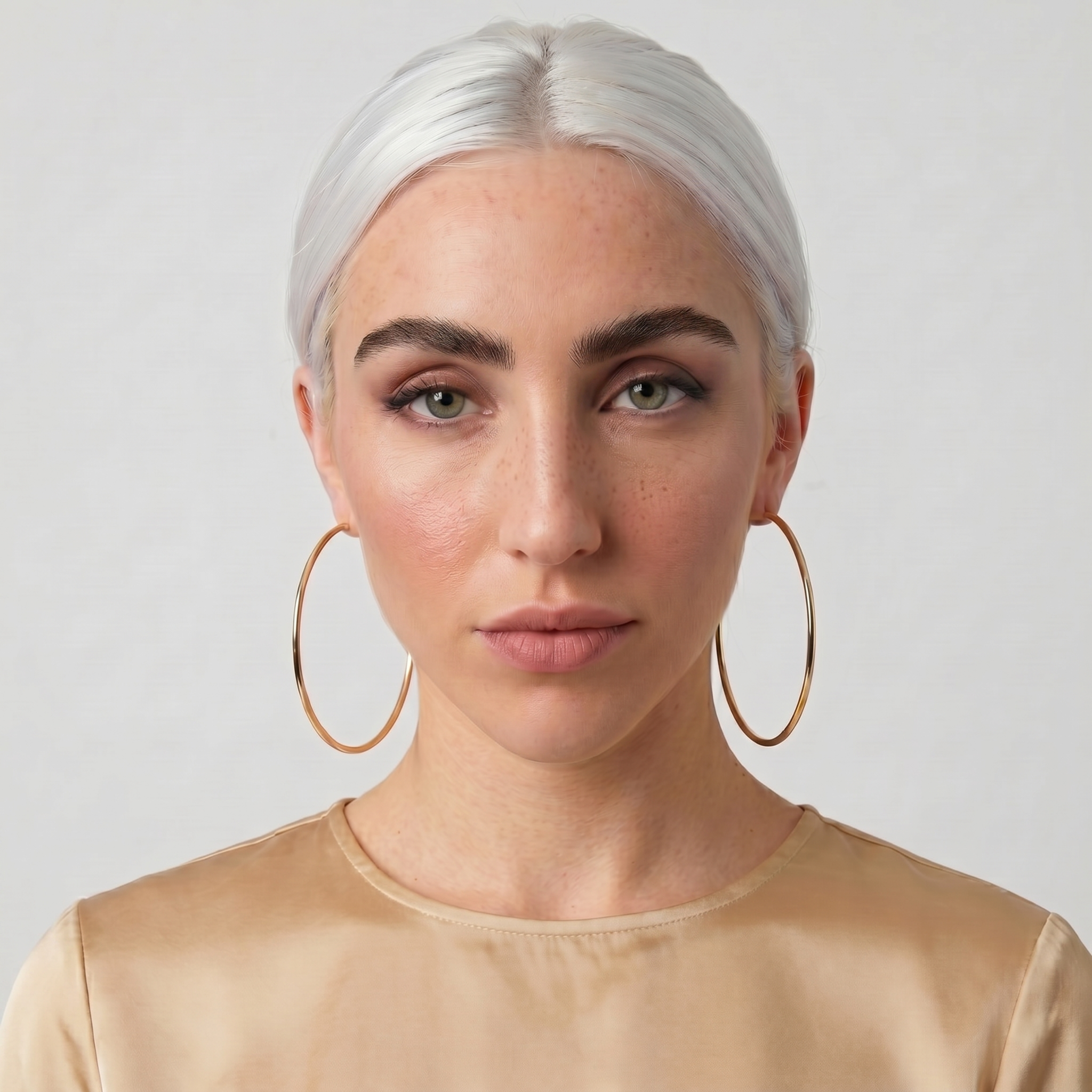 The Luna Earrings | Large Gold Hoop Earrings