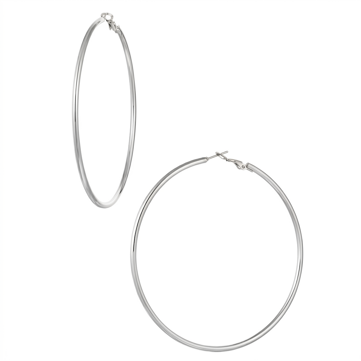 The luna earrings | large gold hoop earrings