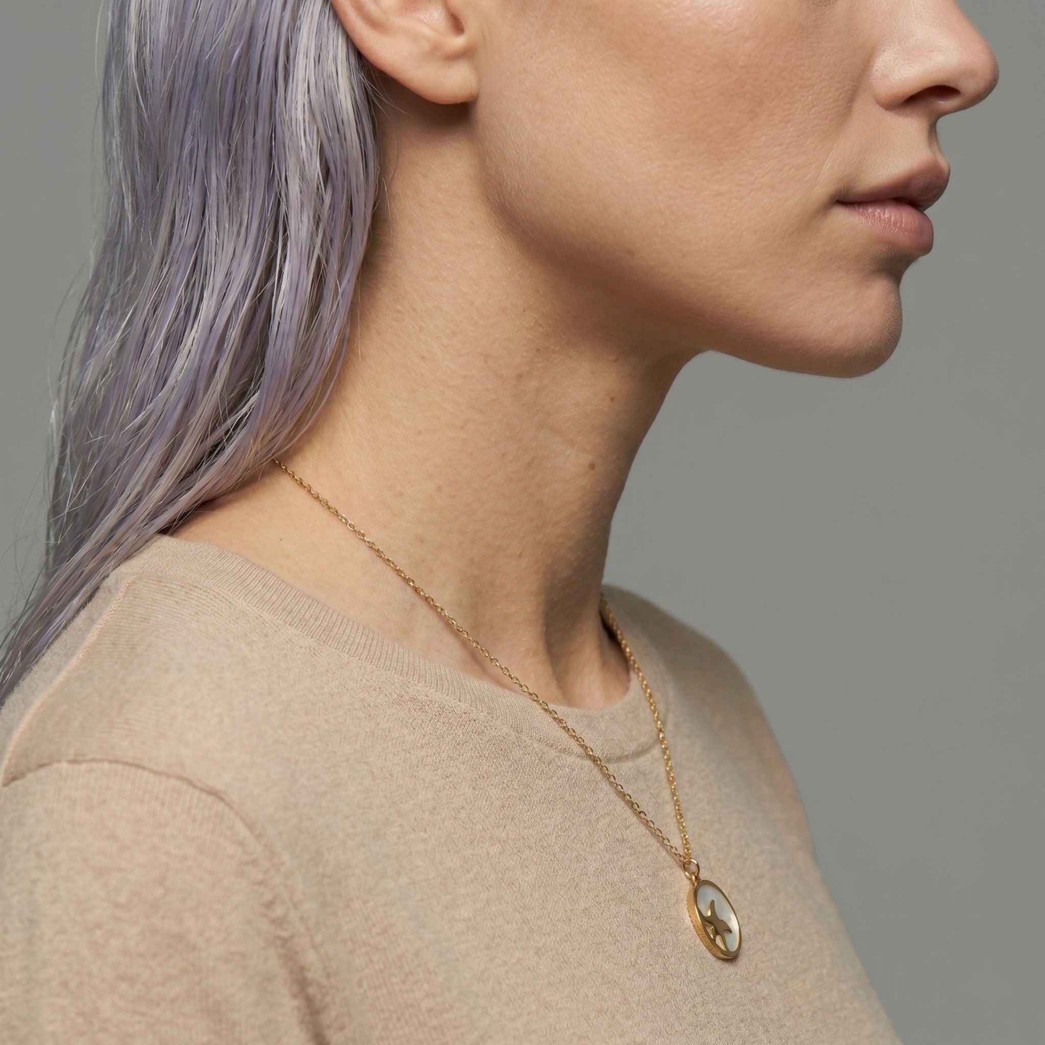 The Starfish Necklace | Gold Starfish Shell Pendant Necklace