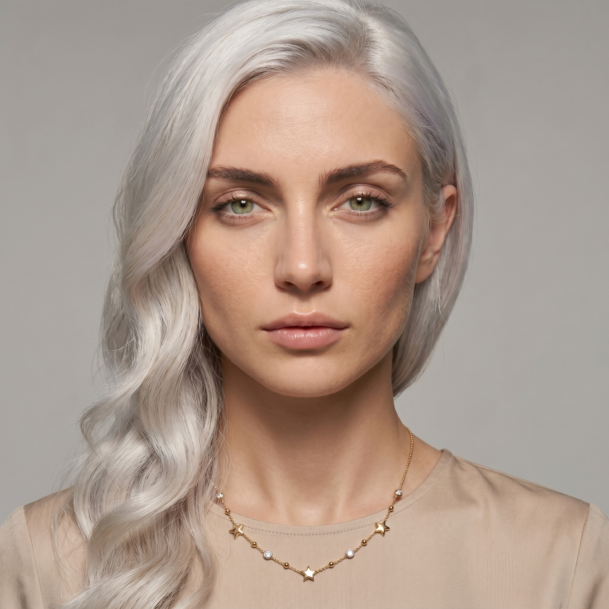 The Stargazer Necklace | Gold Star & Crystal Chain Necklace