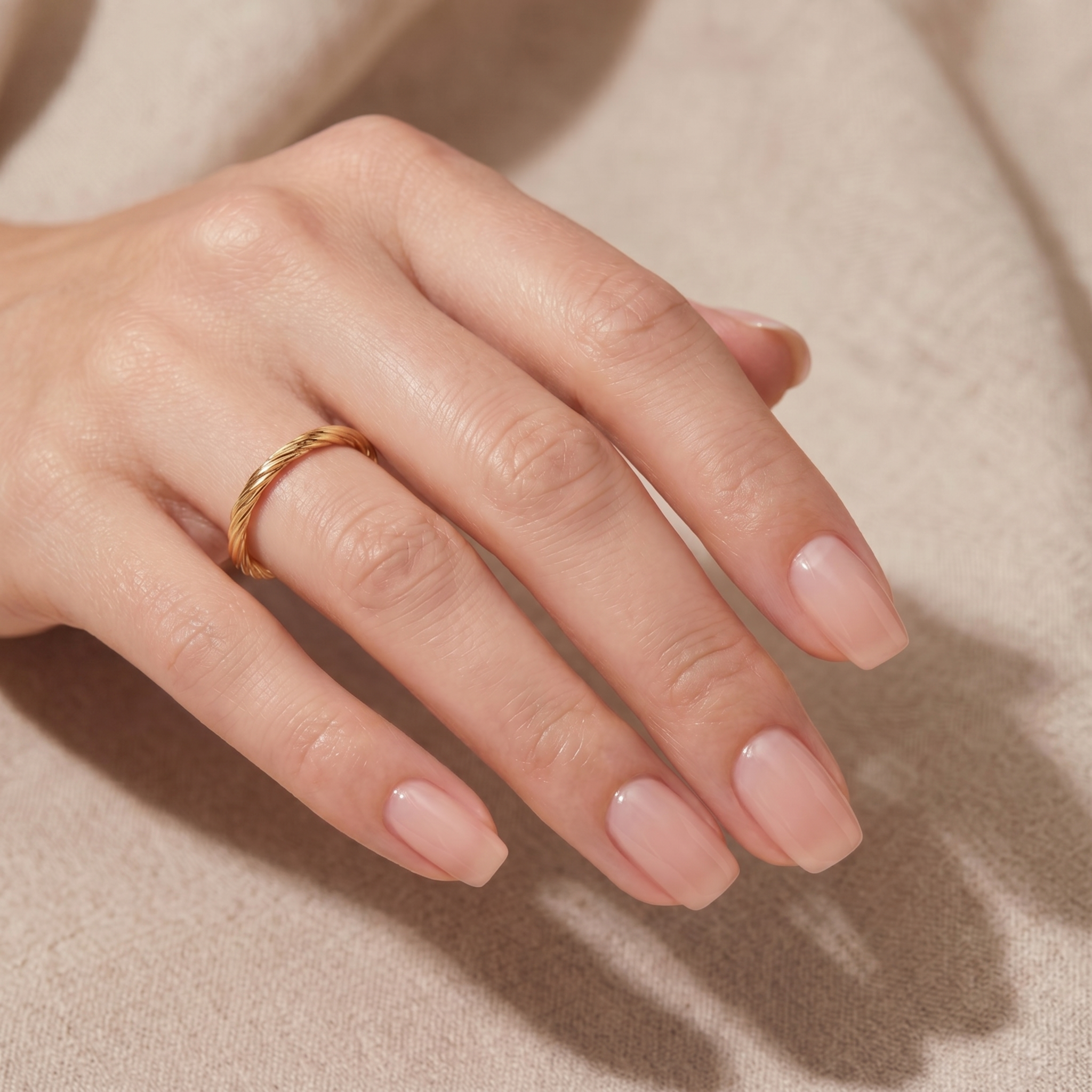 The Twist Ring | Gold Twisted Band Ring